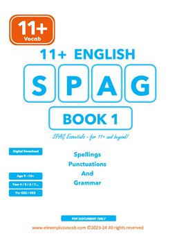 11+ SPAG - PDF Book 1 - SPAGScreenshot