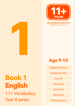 Year 4 Series - 11+  English Vocab book 1 in PDF format - Y4Book1screenshot